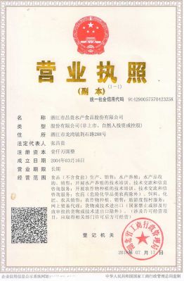 Business license